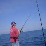 Hooking up offshore at Carolina Beach, NC